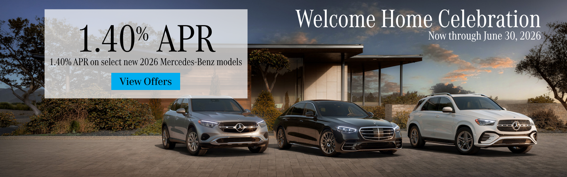 1.40% APR on select Mercedes-Benz models