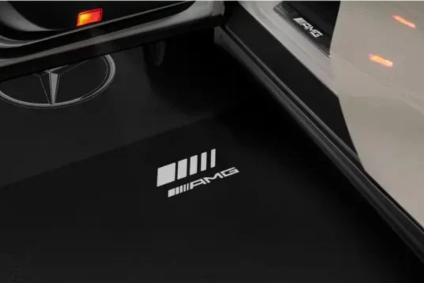 Genuine Mercedes-AMG LCD Door Projectors (Set of Two)