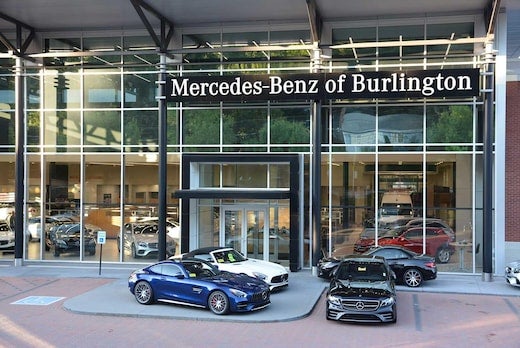 dealership exterior Mercedes-Benz of Burlington in Burlington MA